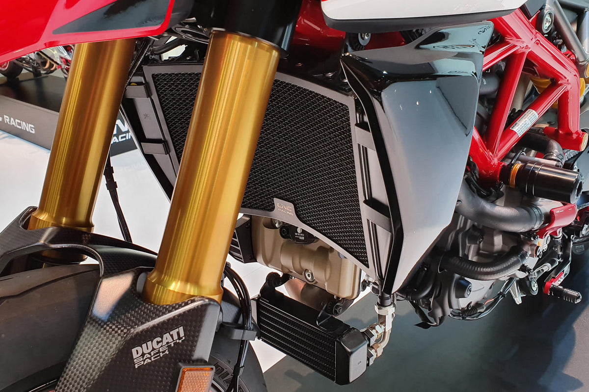 CNC Racing Radiator Guard for Ducati Monster – Supersport – Hypermotard - CNC Racing image 2