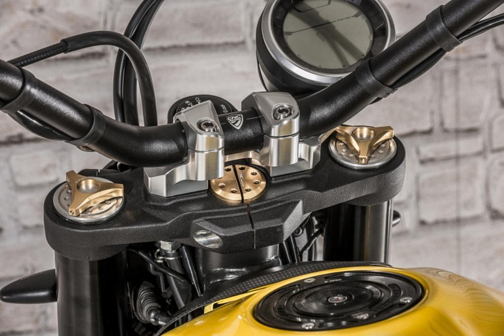 CNC Racing Riser Top with Dashboard Holder for Ducati Scrambler - CNC Racing image 3