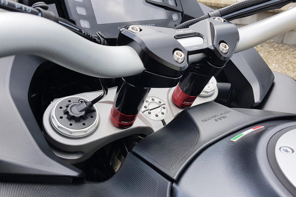 CNC Racing Handlebar Clamp Full Kit for Ducati Multistrada - CNC Racing image 2