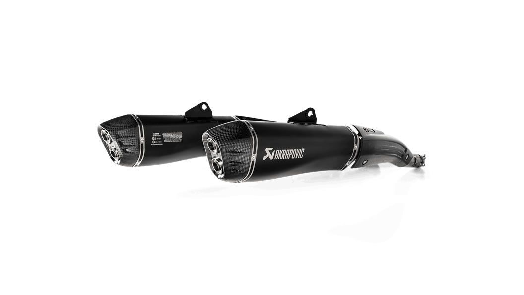 K 1600 B (17-20) Slip-On System S-B16SO3-HRAATBL - Akrapovic