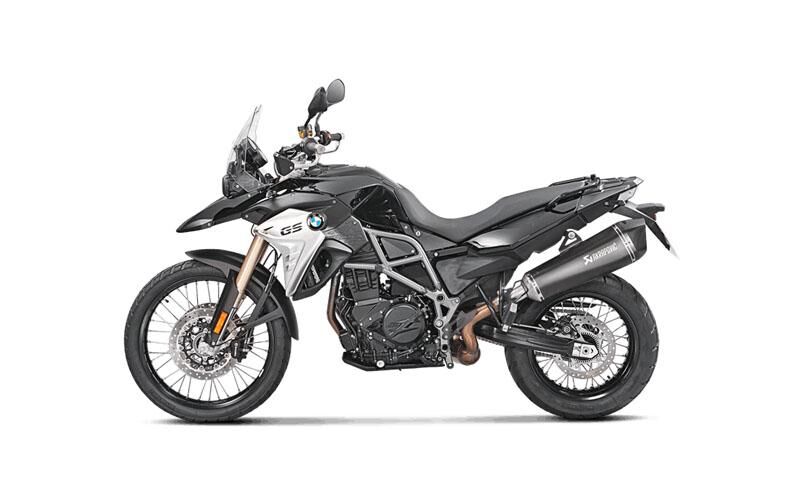 F800GS (08-17) Slip-On System S-B8SO6-HZAABL - Akrapovic