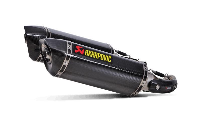 Monster 696 (08-14) Slip-On System (Street legal) S-D10SO7-HZC - Akrapovic