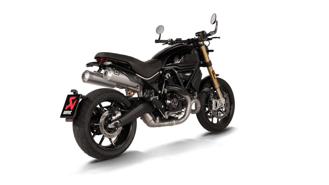 Scrambler 1100 (21-22) Slip-On System S-D11SO13-HBFGT - Akrapovic
