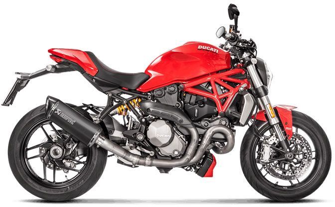 Monster 1200R (17-20) Slip-On System S-D12SO8-RTBL - Akrapovic
