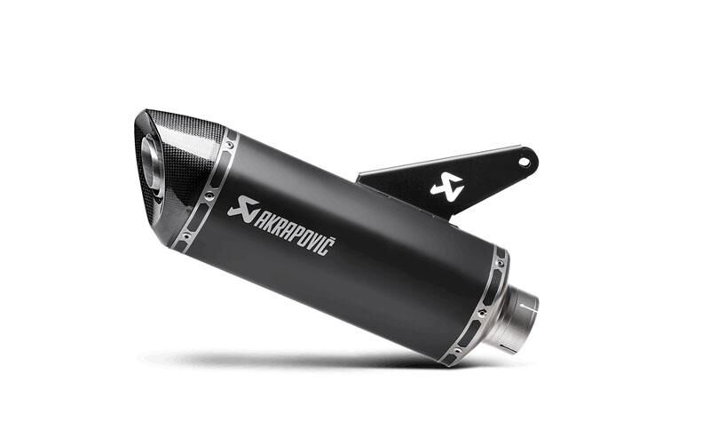 Monster 821 (14-16) Slip-On System Black S-D8SO2-HRBL - Akrapovic