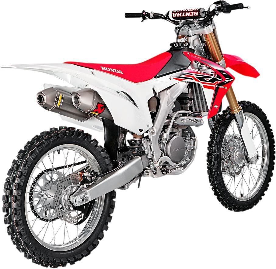 Honda Crf 250 R 2016 > 2017 Titanium Exhaust Muffler Pair S-H2SO5-QTA - Akrapovic