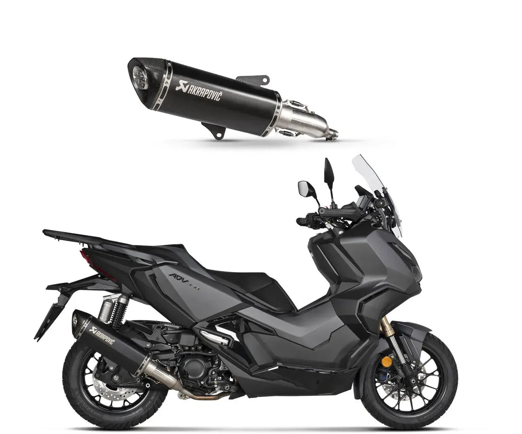 Honda ADV350  (22-24) Slip-On System S-H3SO8-HRSSBL - Akrapovic