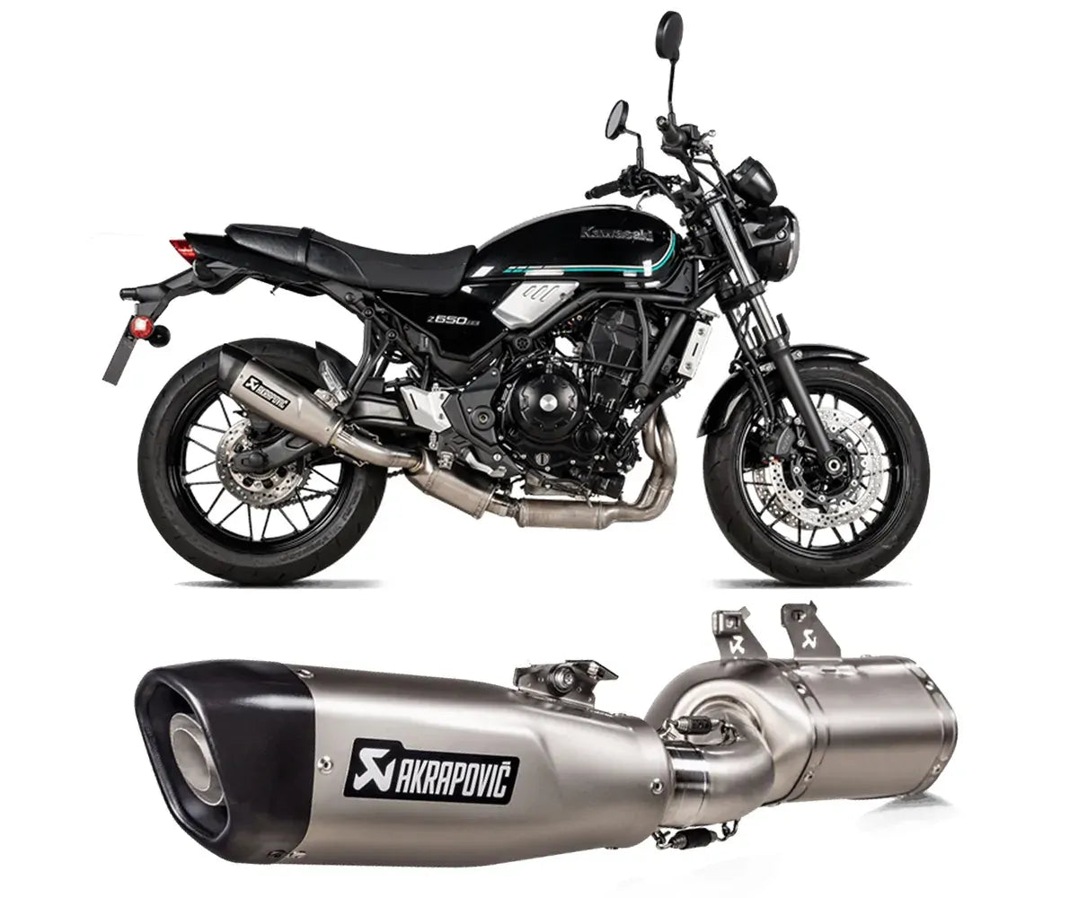 Kawasaki Z 650 Rs 2022 > 2024 Titanium Muffler S-K6SO8-HCQT - Akrapovic