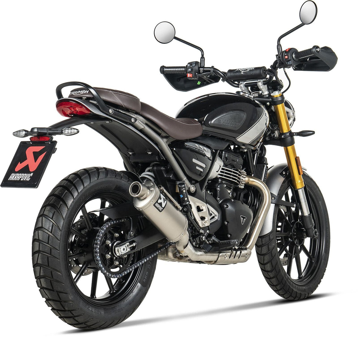 Triumph Scrambler 400 X / Speed 400 Muffler S-T4SO1-HDT - Akrapovic