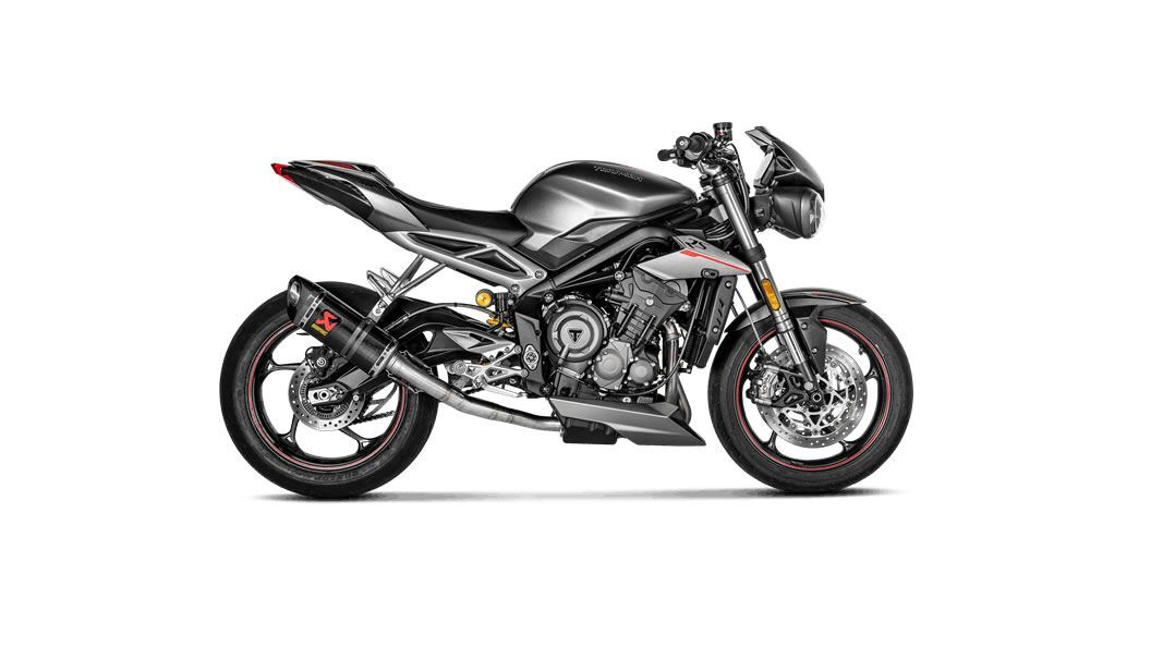 Street Triple 765 (17-19) Slip-On System S-T7SO2-APC - Akrapovic