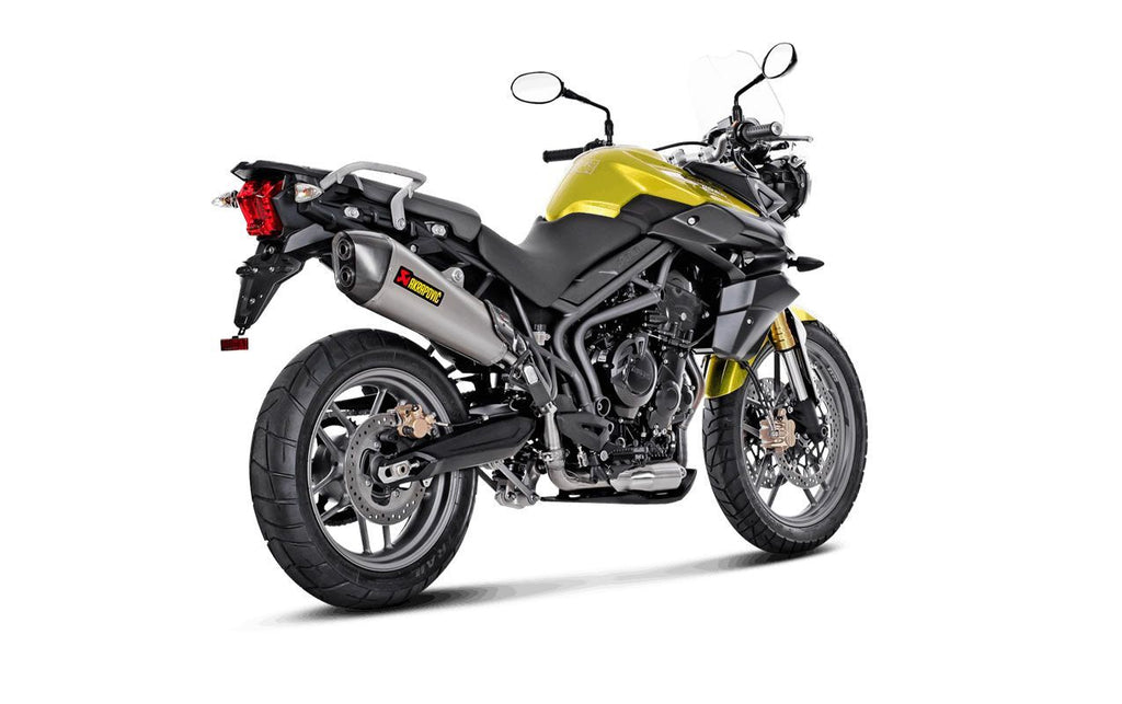 Tiger 800/800XC  (11-16) Slip-On System S-T800SO1-HZAAT - Akrapovic