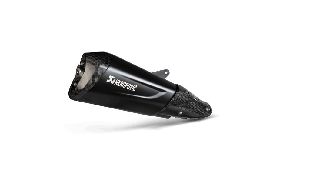Vespa GTS 300 (21-23) Slip-On System S-VE3SO10-HZDFBL - Akrapovic