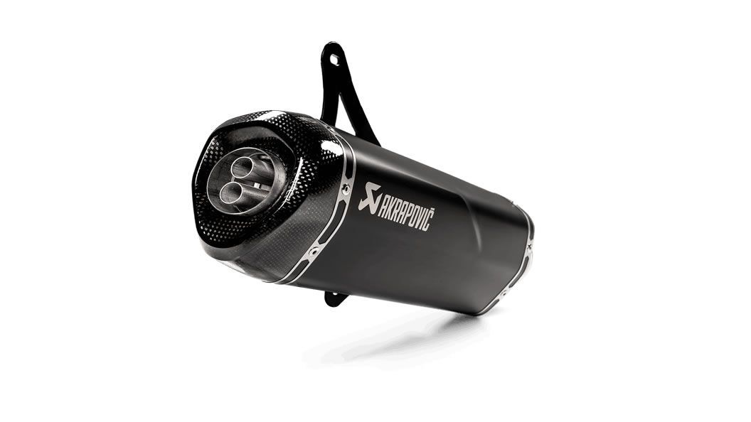 Vespa GTV 300 Slip-On System S-VE3SO9-HRSSBL - Akrapovic