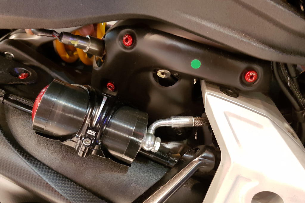 CNC Racing Rear Shock ABSorber Tank Holder for Ducati Xdiavel Bicolor - CNC Racing image 2