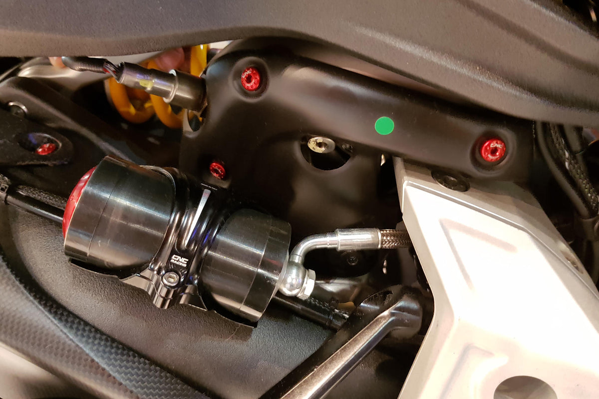 CNC Racing Rear Shock ABSorber Tank Holder for Ducati Xdiavel Bicolor - CNC Racing image 2