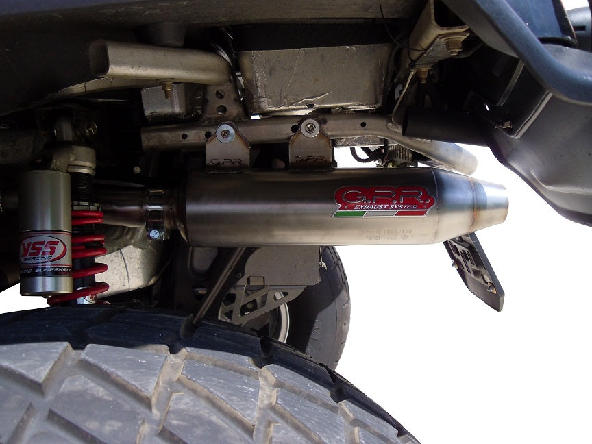 GPR exhaust Can Am Outlander 800 XMR 2012-2016, Deeptone Atv, Homologated legal slip-on exhaust including removable db killer and link pipe - GPR Exhausts