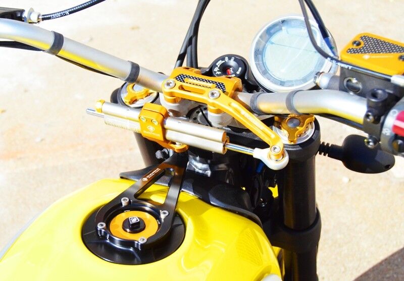 DBK Kit Mount Steering Damper Scrambler