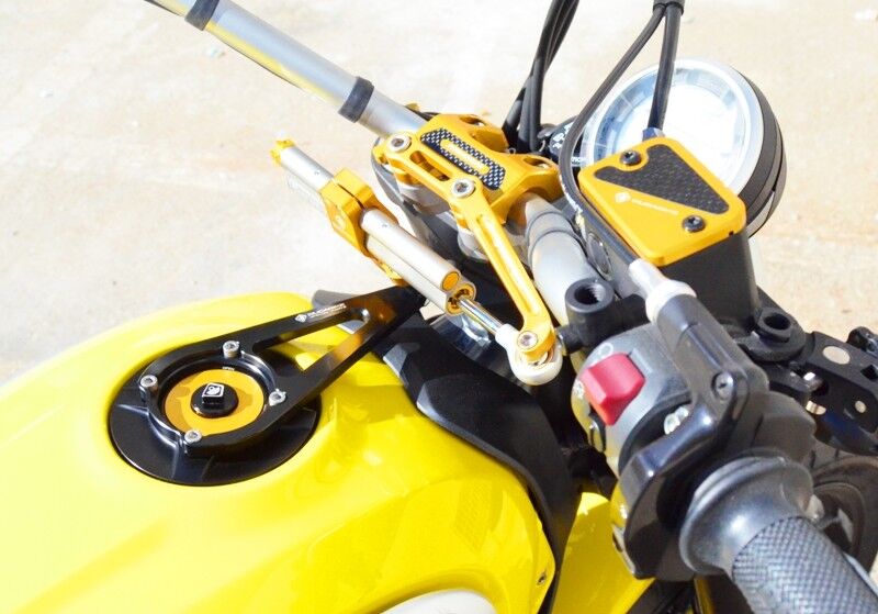 DBK Kit Mount Steering Damper Scrambler