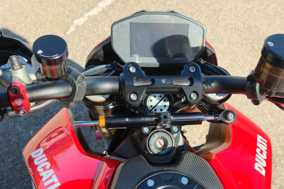 Steering Damper Kit for Ducati Hypermotard 950/950 SP for CNC Racing Triple Clamps Kit PS535/PS536 - CNC Racing image 2