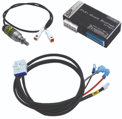 Quick Shifter EQS CDI Kit with bidirectional (Push or Pull) sensor for twin-cylinder Carburetor 2T/4T engine - SP Electronics