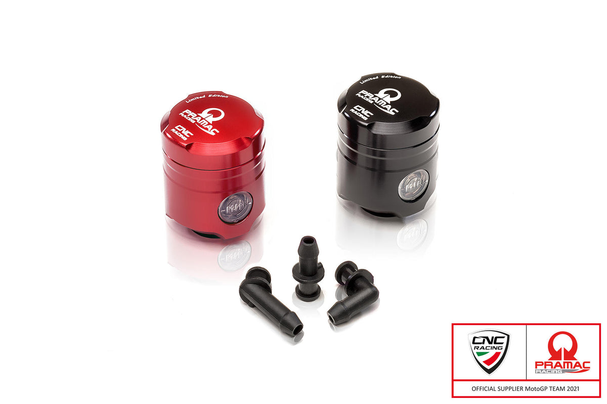 CNC Racing Fluid oil reservoir brake-clutch 12 ml MONOCHROME included three outflow PRAMAC RACING Limited Edition - CNC Racing