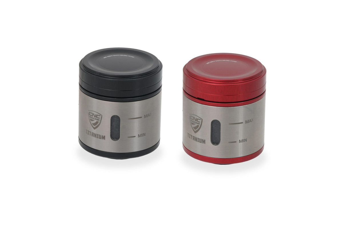 CNC Racing Fluid Reservoir 12 Ml for Rear Brake or Clutch – Titanium - CNC Racing