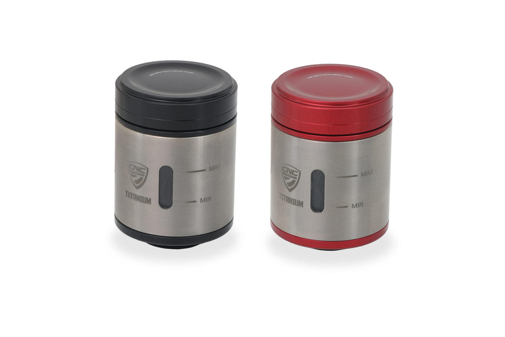 CNC Racing Fluid Reservoir 25 Ml for Front Brake – Titanium - CNC Racing