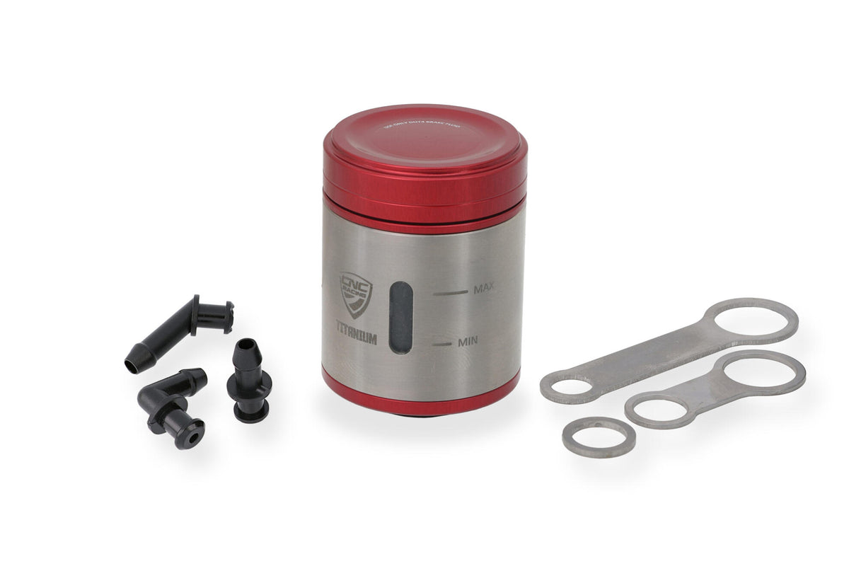 CNC Racing Fluid Reservoir 25 Ml for Front Brake – Titanium