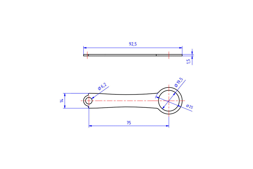 CNC Racing Fluid Reservoir Mounting Bracket - CNC Racing image 3