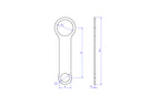 CNC Racing Fluid Reservoir Mounting Bracket - CNC Racing image 2