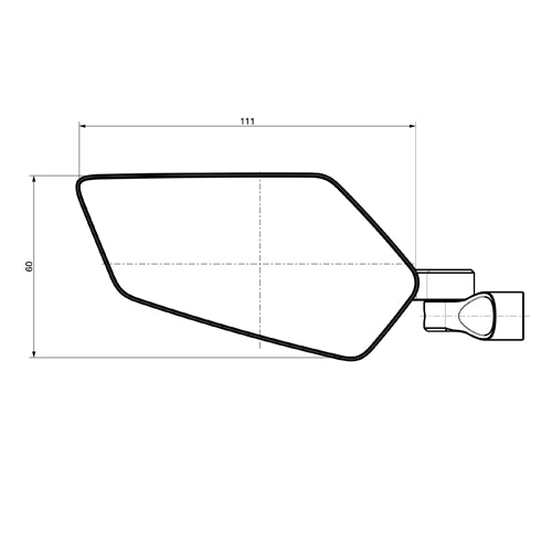 DB Race SHAPE Mirror & Lever Guard – Right
