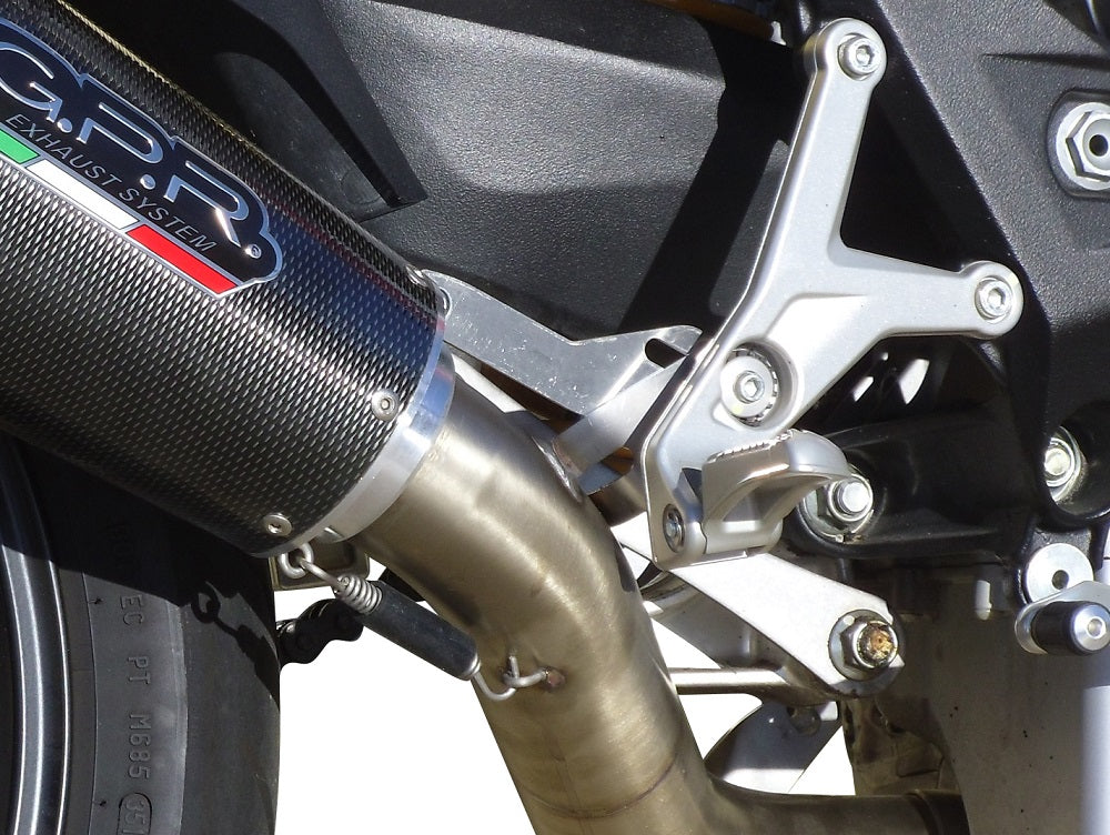 GPR exhaust Mv Agusta Brutale 800 Dragster 2013-2016, Powercone Evo, Homologated legal slip-on exhaust including removable db killer and link pipe - GPR Exhausts