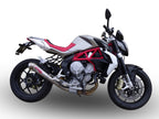 GPR exhaust Mv Agusta Brutale 800 2012-2016, Powercone Evo, Homologated legal slip-on exhaust including removable db killer and link pipe - GPR Exhausts