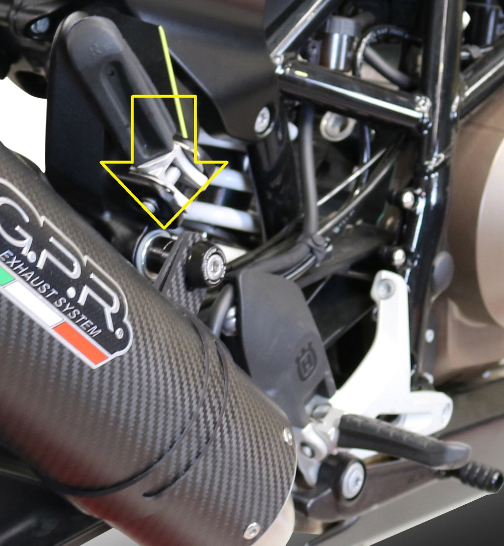 GPR exhaust Husqvarna Vitpilen 701 2018-2020, Decat pipe - GPR Exhausts