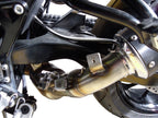 GPR exhaust Husqvarna Nuda 900 - Nuda 900 R 2012-2013, Albus Ceramic, Homologated legal slip-on exhaust including removable db killer and link pipe - GPR Exhausts