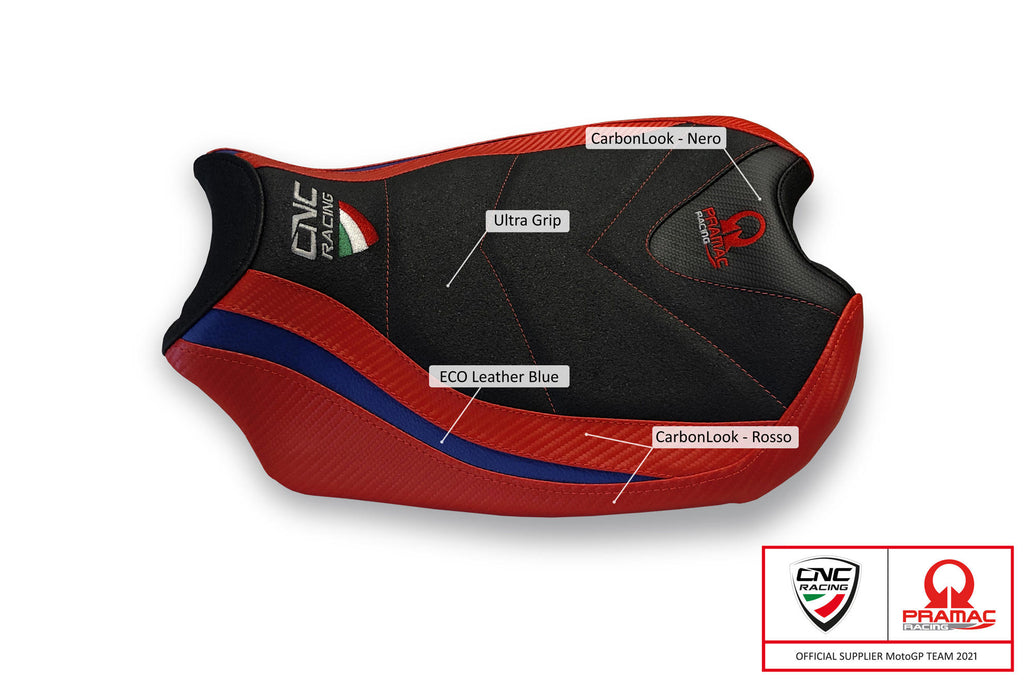 CNC Racing Seat cover Ducati Streetfighter V4 – Pramac Racing Limited edition - CNC Racing image 2