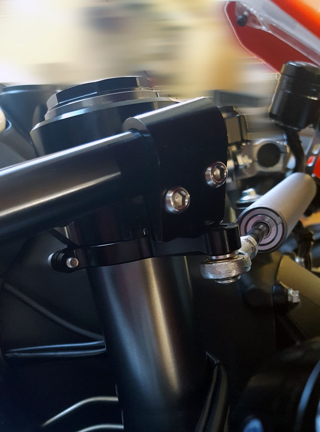 CNC Racing Steering Damper Bracket for Ducati Panigale Ø53mm - CNC Racing image 2