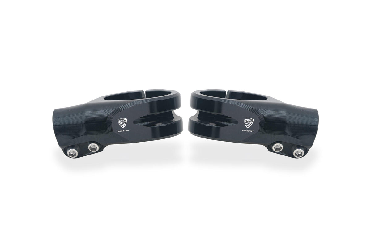CNC Racing Clip-on handlebar clamps Ø 50 mm – offset 26 mm – angle 7° Ducati Panigale V2 MY2025 - CNC Racing