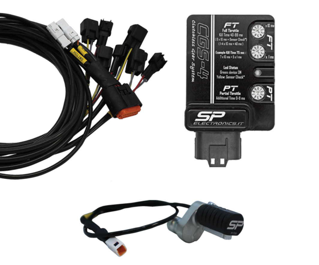 Quick Shifter CGS4 Kit with Toe peg Sensor for Aprilia and MV Agusta models - SP Electronics
