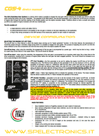 Quick Shifter CGS4 Kit with Offroad Sensor for OFFROAD/SUPERMOTO models - SP Electronics