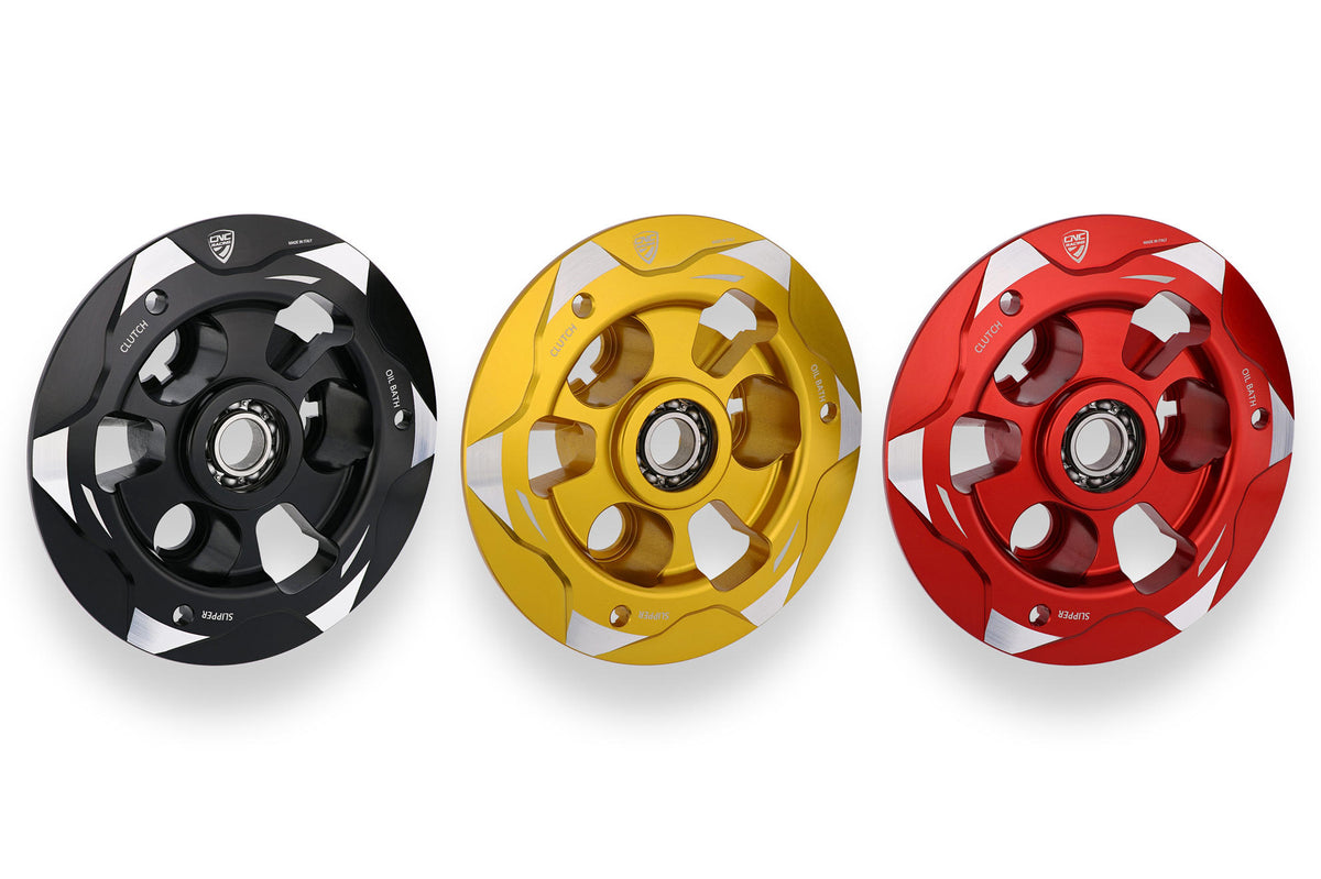 CNC Racing Pressure plate oil bath clutch Ducati Panigale Streetfighter Multistrada Diavel V4 – BICOLOR - CNC Racing