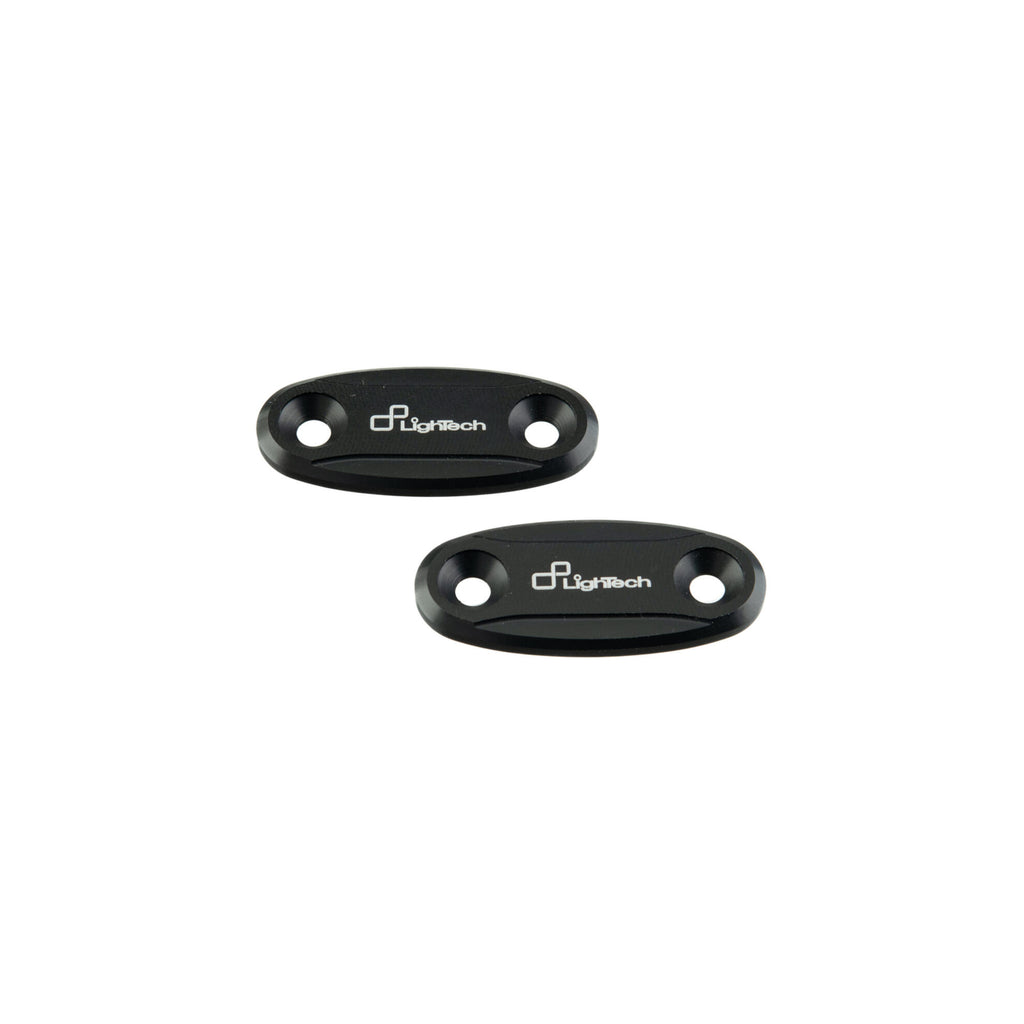 LighTech Pair Mirror Block-Off Plates for Honda, Kawasaki – SPE102NER