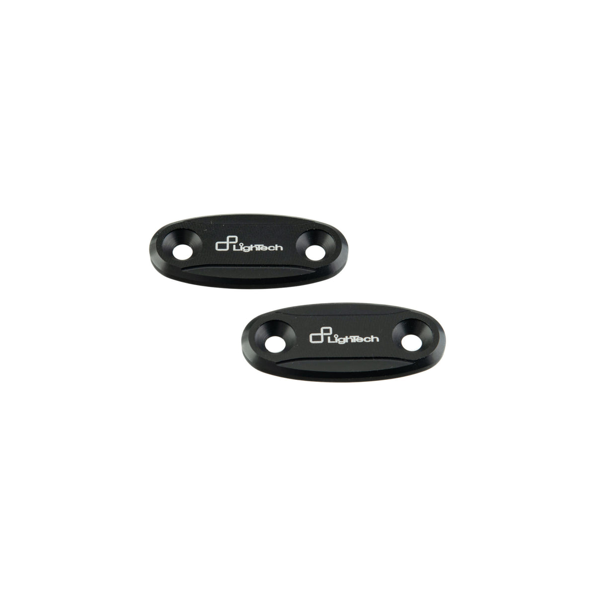 LighTech Pair Mirror Block-Off Plates for Honda, Kawasaki – SPE102NER