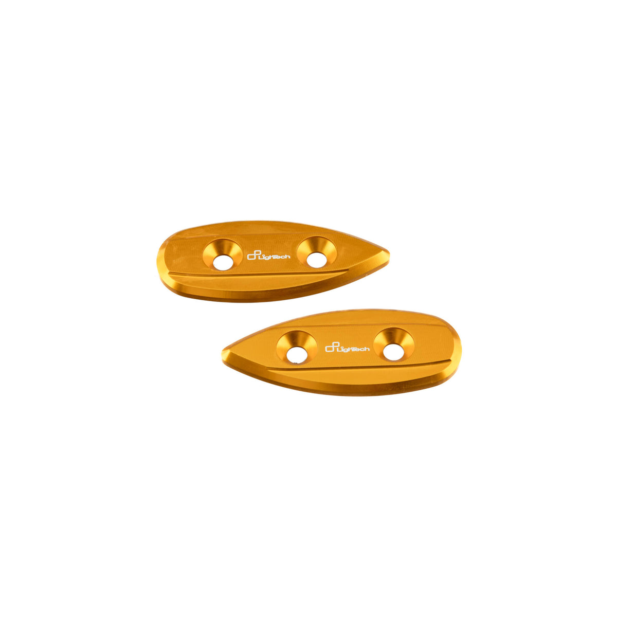 LighTech Pair Mirror Block-Off Plates for Yamaha R1 2004–2008 / Yamaha R6 2005–2007