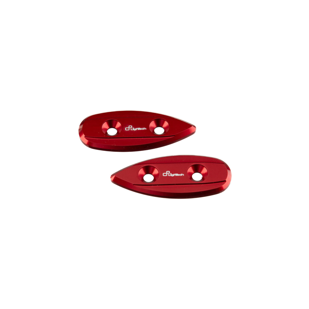 LighTech Pair Mirror Block-Off Plates for Yamaha R1 2004–2008 / Yamaha R6 2005–2007