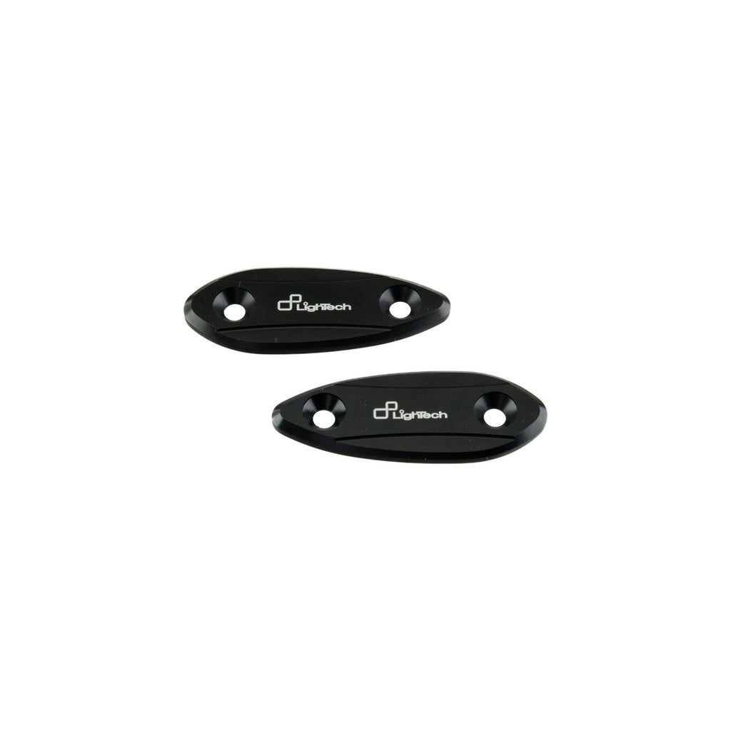 LighTech Pair Mirror Block-Off Plates for Kawasaki ZX6R 2009â€“2012