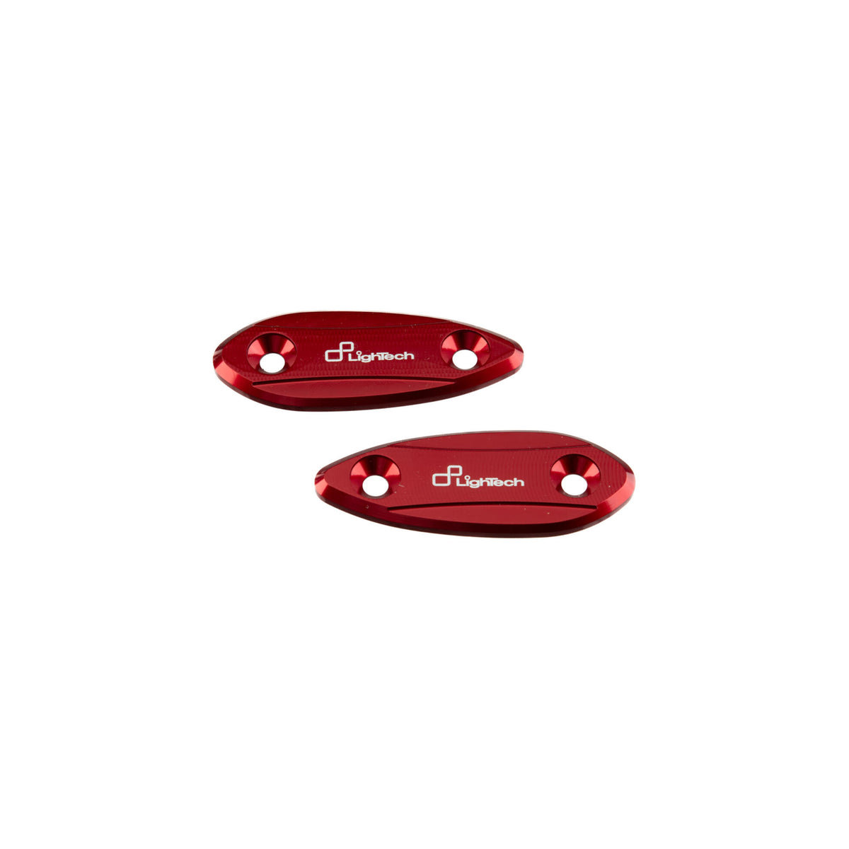 LighTech Pair Mirror Block-Off Plates for Kawasaki ZX6R 2009â€“2012