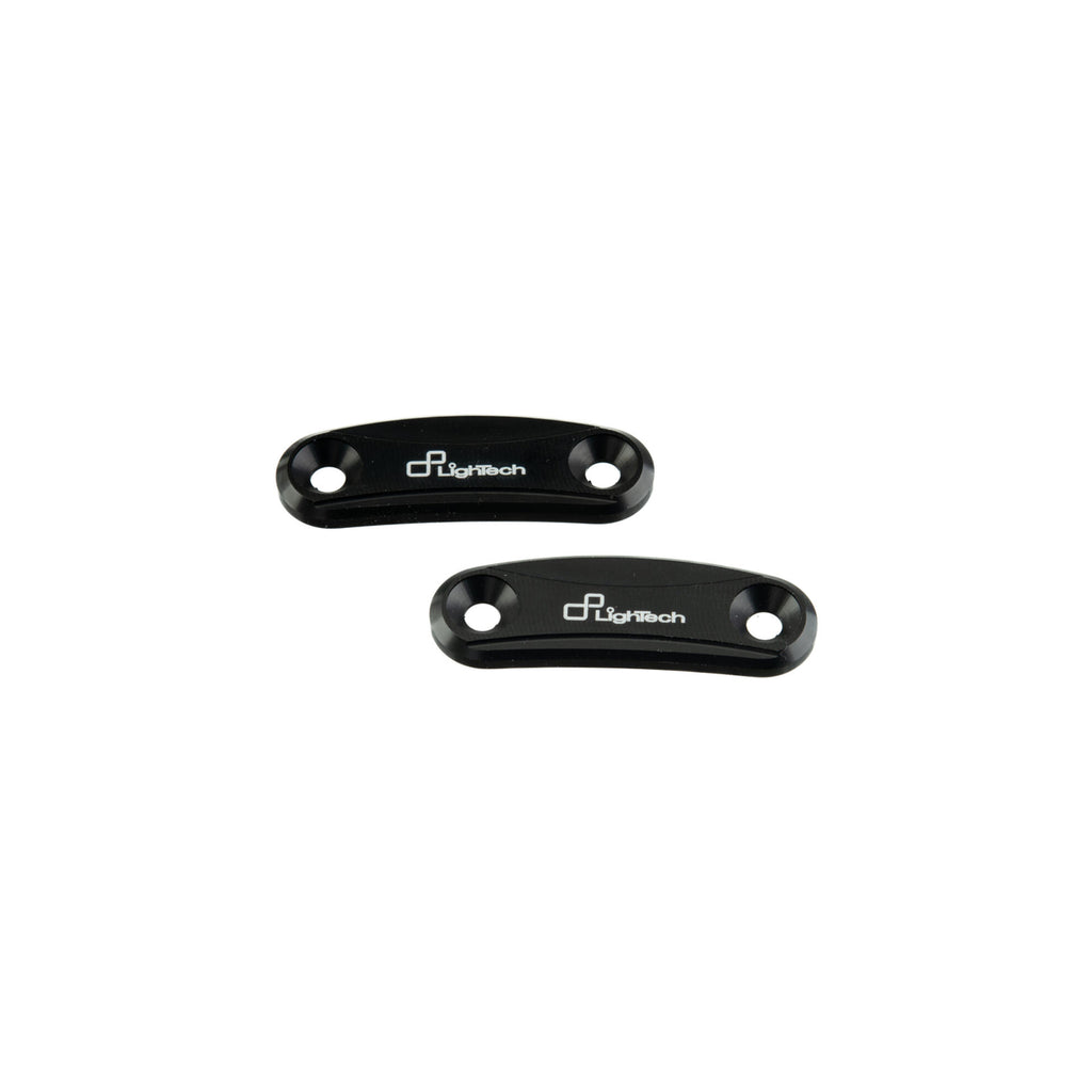LighTech Pair Mirror Block-Off Plates for Kawasaki ZX10R 2011â€“2015