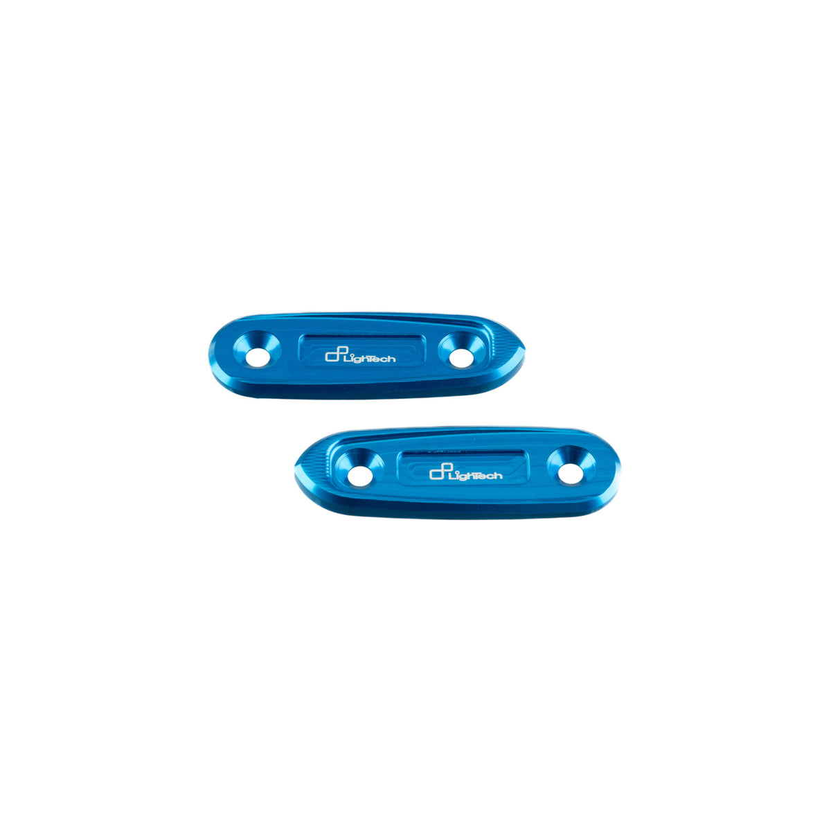 LighTech Pair Mirror Block-Off Plates for Yamaha R3 2019â€“2024