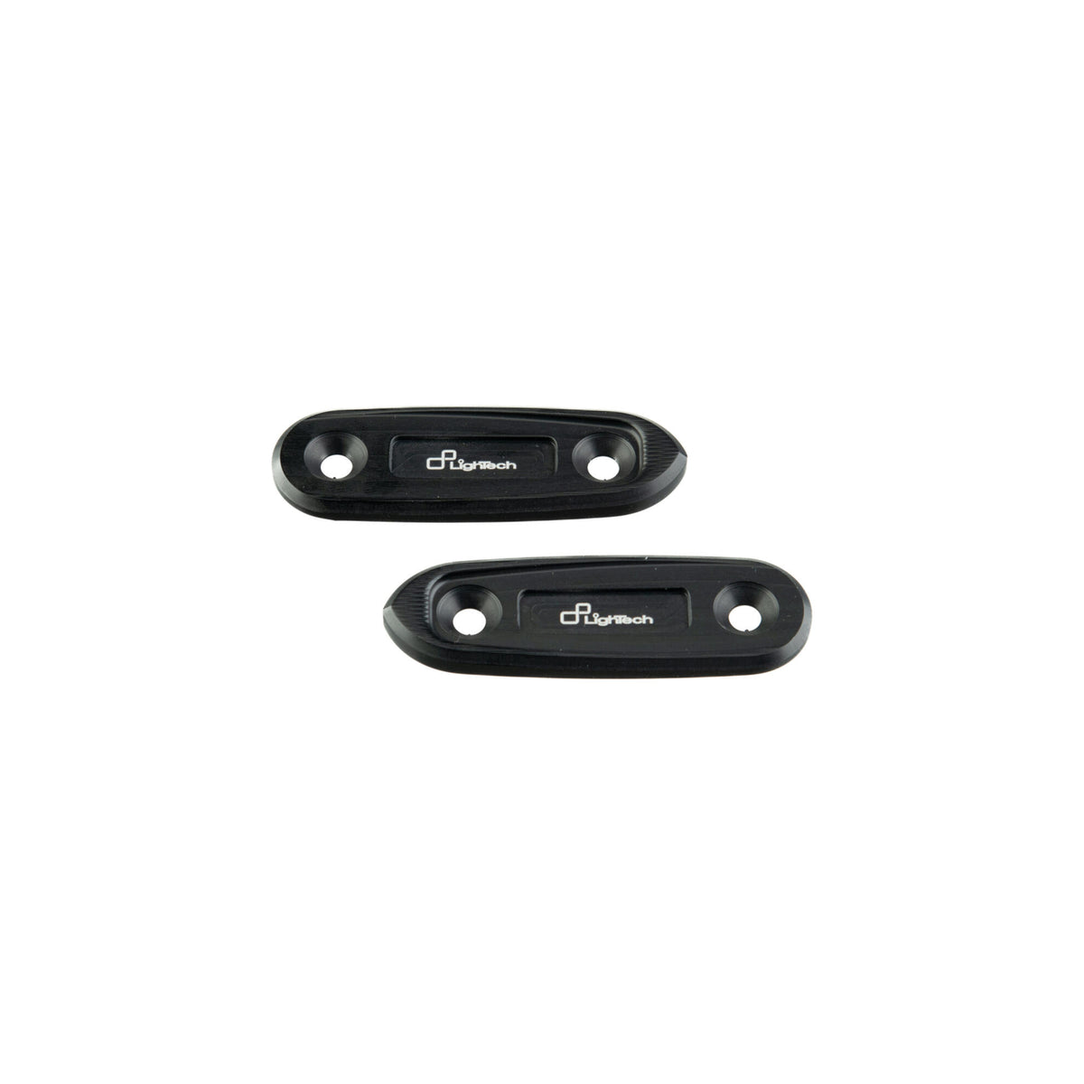 LighTech Pair Mirror Block-Off Plates for Yamaha R3 2019â€“2024